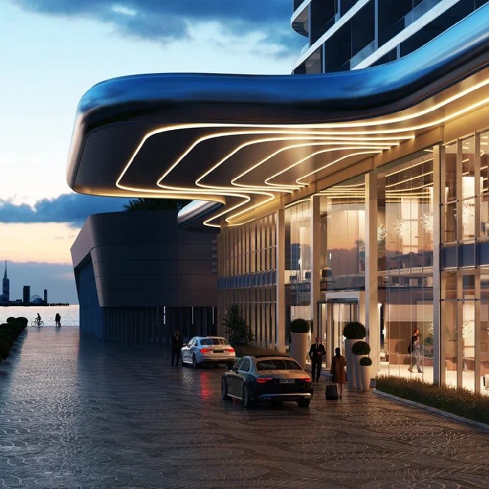 Насыпной остров в Батуми